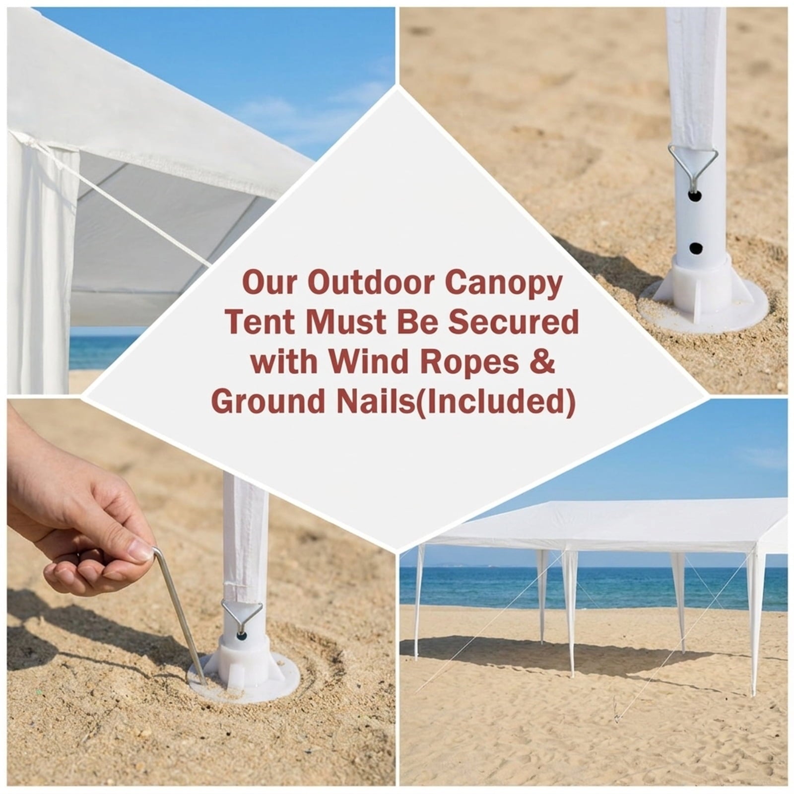 Biotree 10 ft 360-Degree Rotation Solar LED Patio Offset Umbrella with 32 Lights 8 Ribs Polyester Canopy without Base - Dark Red